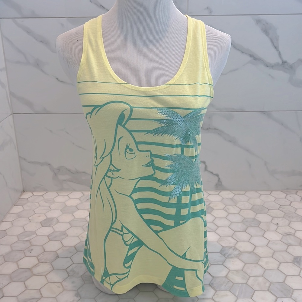 Disney Princess Aerial Little Mermaid Sequin Racerback Tank Top